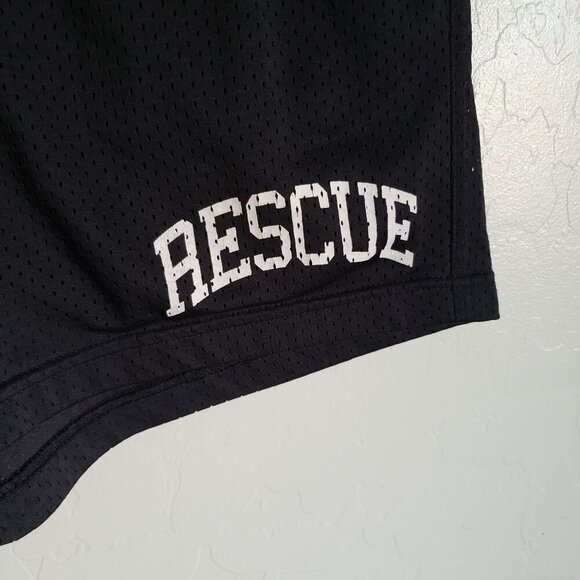 Tillys RSQ 6" Rescue Mesh Shorts Black Size Men's XL Lightweight Drawstring - Picture 4 of 7